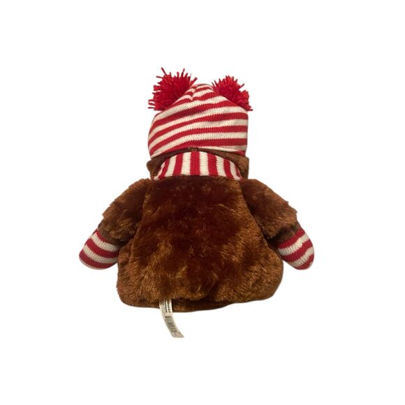 NWT NCAA USC Limited 2023 Mascot Factory Brown Stuffed Teddy Bear Beanie Scarf - Picture 2 of 13